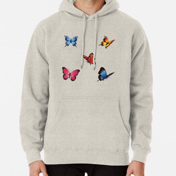 Cute Butterfly Pattern- Lovely Pullover Hoodie