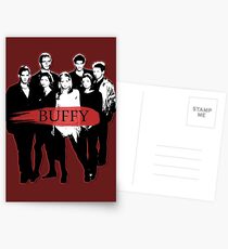 BTVS CAST (S3): The Scoobies! Postcards