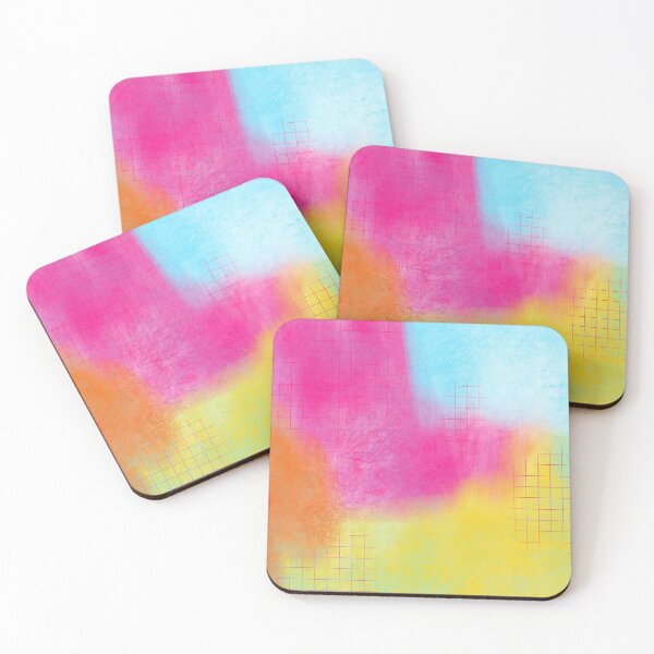 Item preview, Abstract vibrant colors grunge party pop art designed and sold by Orpaz Harush.