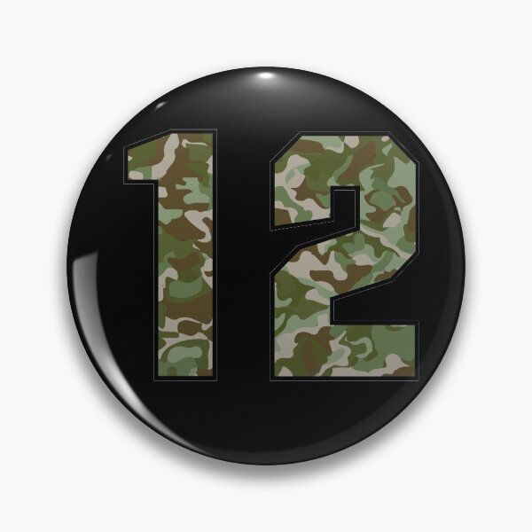 Item preview, Army Camouflage Number Twelve Soldiers Lucky Number 12 designed and sold by Urosek.