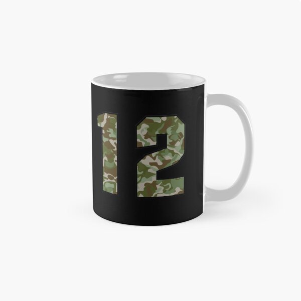 Item preview, Army Camouflage Number Twelve Soldiers Lucky Number 12 designed and sold by Urosek.