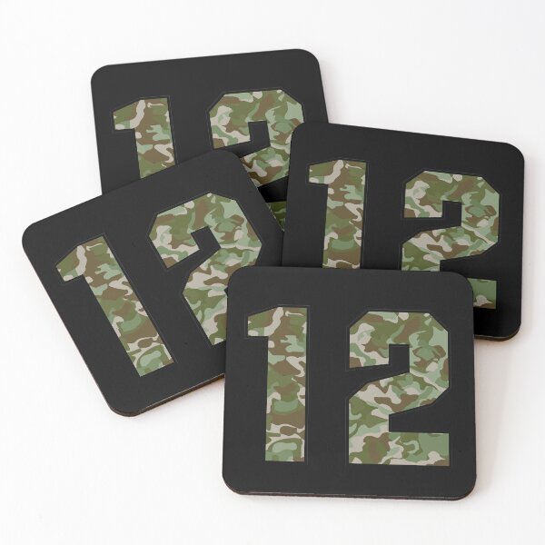 Item preview, Army Camouflage Number Twelve Soldiers Lucky Number 12 designed and sold by Urosek.