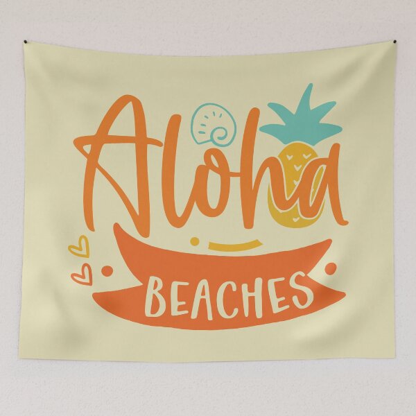 Item preview, Aloha Beaches - Hola Beaches designed and sold by ildafdhome.