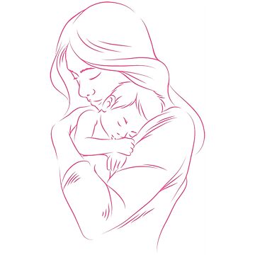 Mother Child Love Clipart, mother and daughter drawing HD phone wallpaper |  Pxfuel