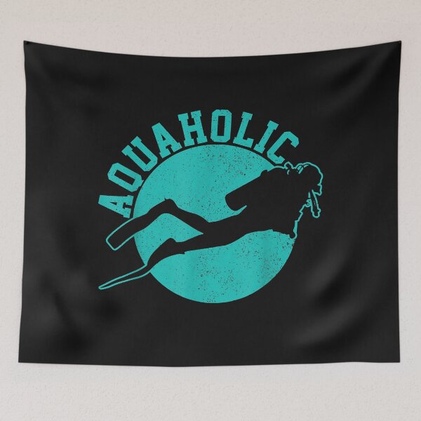 Item preview, Scuba Diving Aquaholic Funny Scuba Diver Shirt Gift designed and sold by Liefke12441.