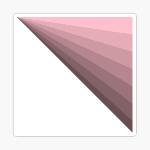 Blacker Shade of Pink Sticker