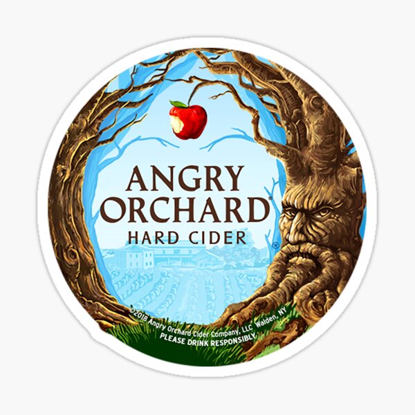 Official Merchandise of Angry Orchard Hard Cider Sticker