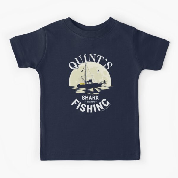 Jaws - Quint's Shark Fishing (Bay Harbor Skull Moon) Kids T-Shirt for Sale  by Candywrap Studio®