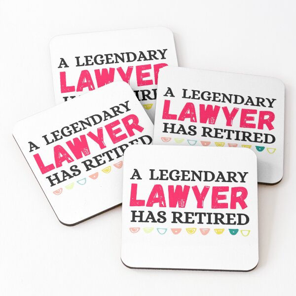Item preview, A legendary lawyer has retired designed and sold by ronaldsonou.