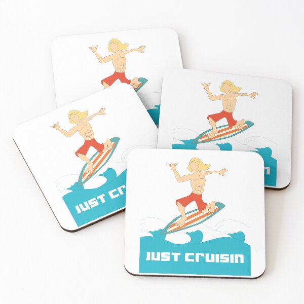 Item preview, Just Cruisin' Surfer Dude designed and sold by Jazzy Tees.