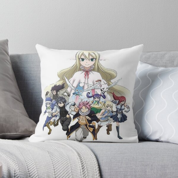 Fairy tail Team Throw Pillow