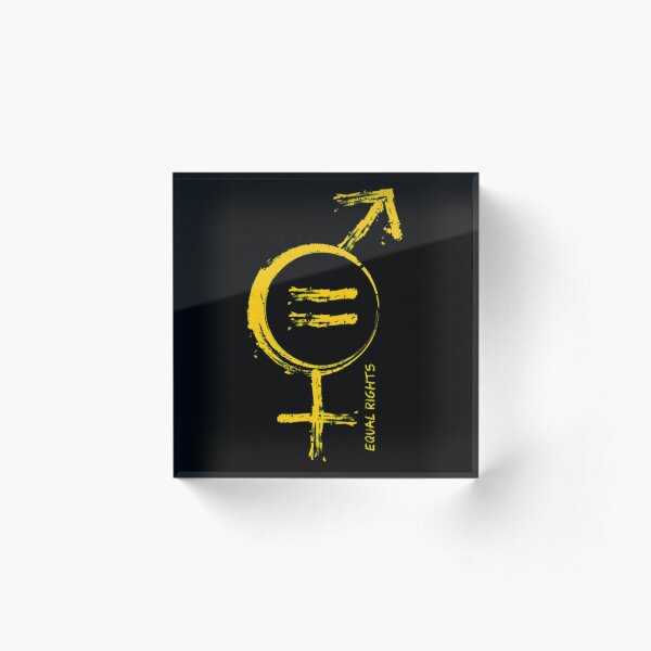 Equal Rights T-ShirtThe Equal Rights Amendment (ERA) Acrylic Block