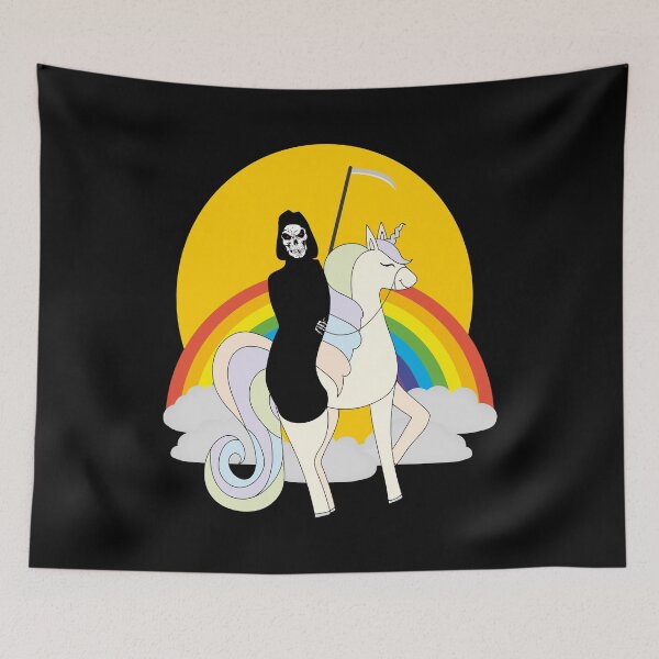 Item preview, Death Riding Unicorn designed and sold by printhappy4you.