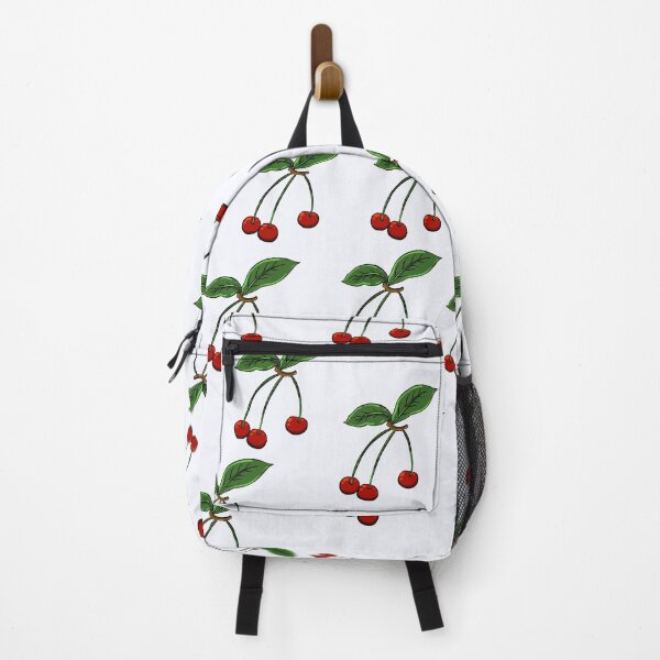 Item preview, cute beautiful red cherries pattern on off white background designed and sold by Amalzaki.