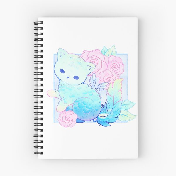 Item preview, Feather Cat + Roses designed and sold by WinterAndo.