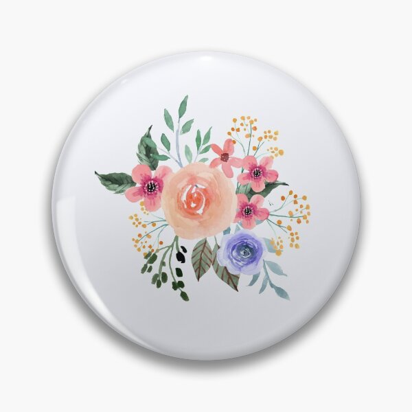 Item preview, Beautiful watercolor multi colors flower on off white background - beautiful multi colors flower  designed and sold by Amalzaki.