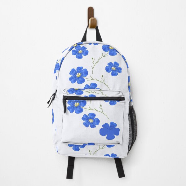 Item preview,  Blue watercolor flowers pack- beautiful flowers on off white background designed and sold by Amalzaki.