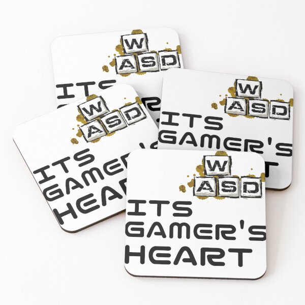 Item preview, WASD - Gamer's Heart designed and sold by Colandia.