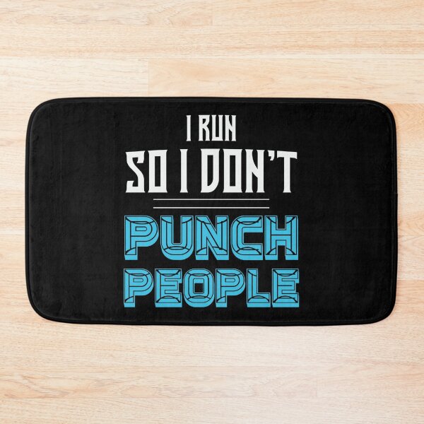 Item preview, I run so i dont punch people designed and sold by pnkpopcorn.