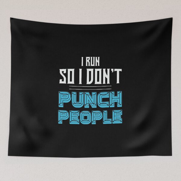 Item preview, I run so i dont punch people designed and sold by pnkpopcorn.