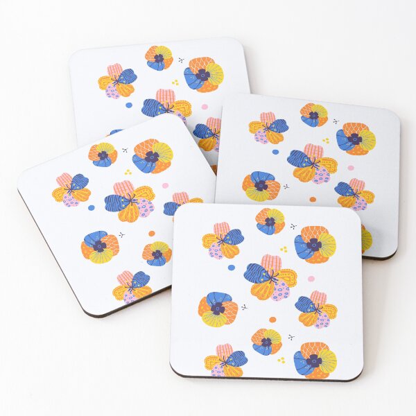 Item preview,  freaky vivid multi colors flowers pattern -Beautiful Orange Flowers pack designed and sold by Amalzaki.