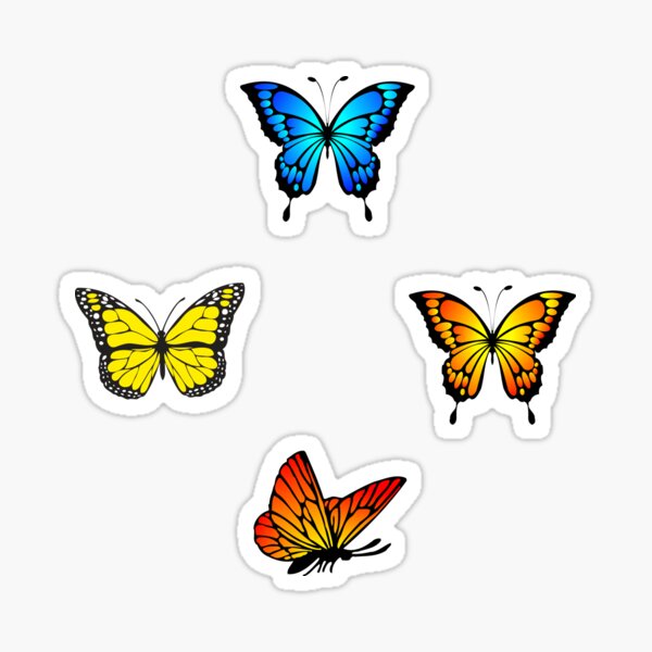 Cute Butterfly Pattern- Lovely Sticker