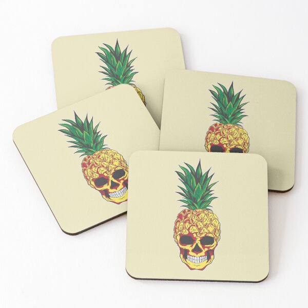 Item preview, Pineappla Skull - Hola Beaches designed and sold by ildafdhome.