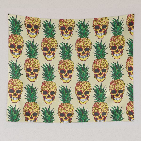Item preview, Pineappla Skull - Hola Beaches designed and sold by ildafdhome.