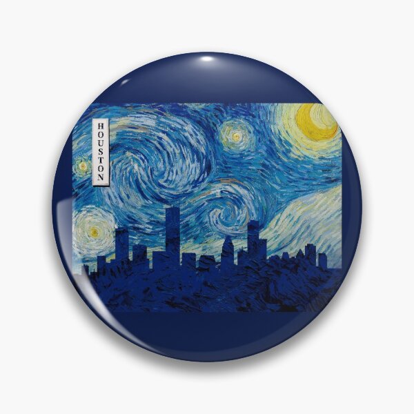 Item preview, Noche estrellada de Van Gogh en Houston designed and sold by DFerraz.