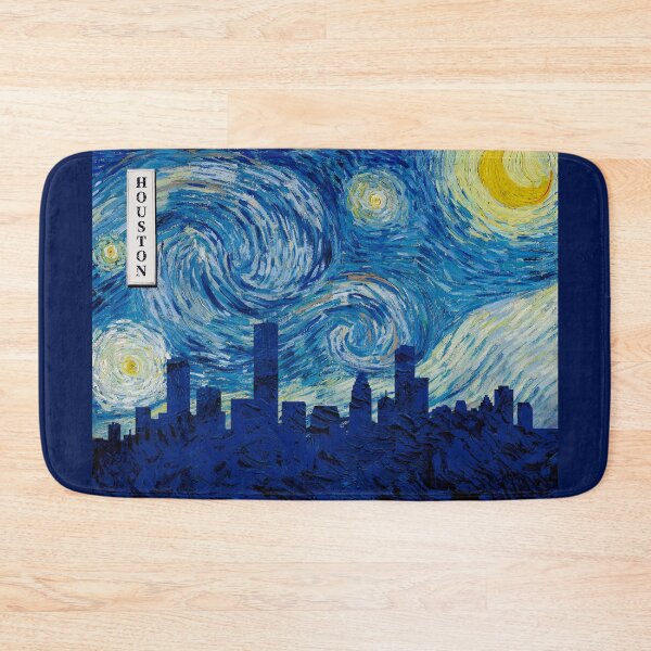 Item preview, Houston Van Gogh Starry Night designed and sold by DFerraz.