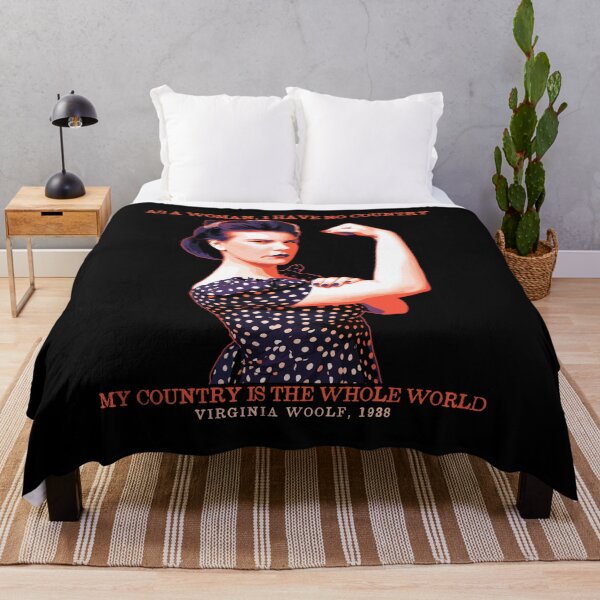 Item preview, As A Woman I Have No Country, Virginia Woolf, Feminism, Suffragist, Feminist Gift designed and sold by Proverbial Wisdom Design.