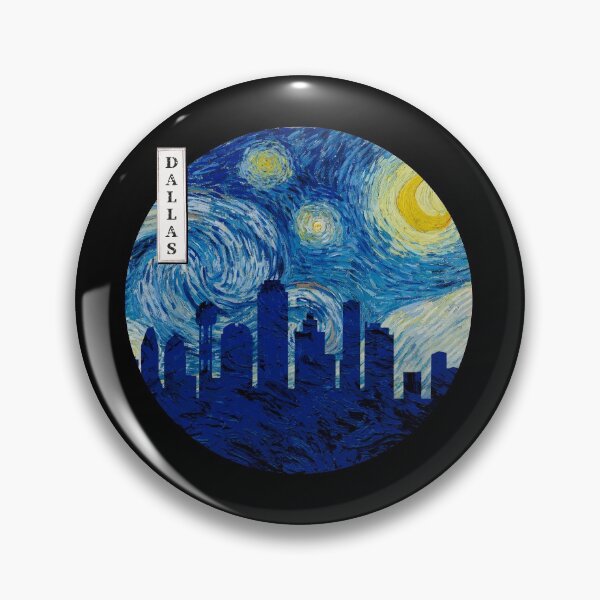 Item preview, Dallas Starry Night Van Gogh Circle designed and sold by DFerraz.