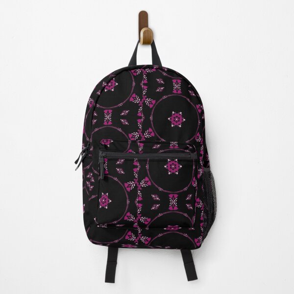 Item preview, Black and Pink Stylish Floral Pattern designed and sold by Demask.