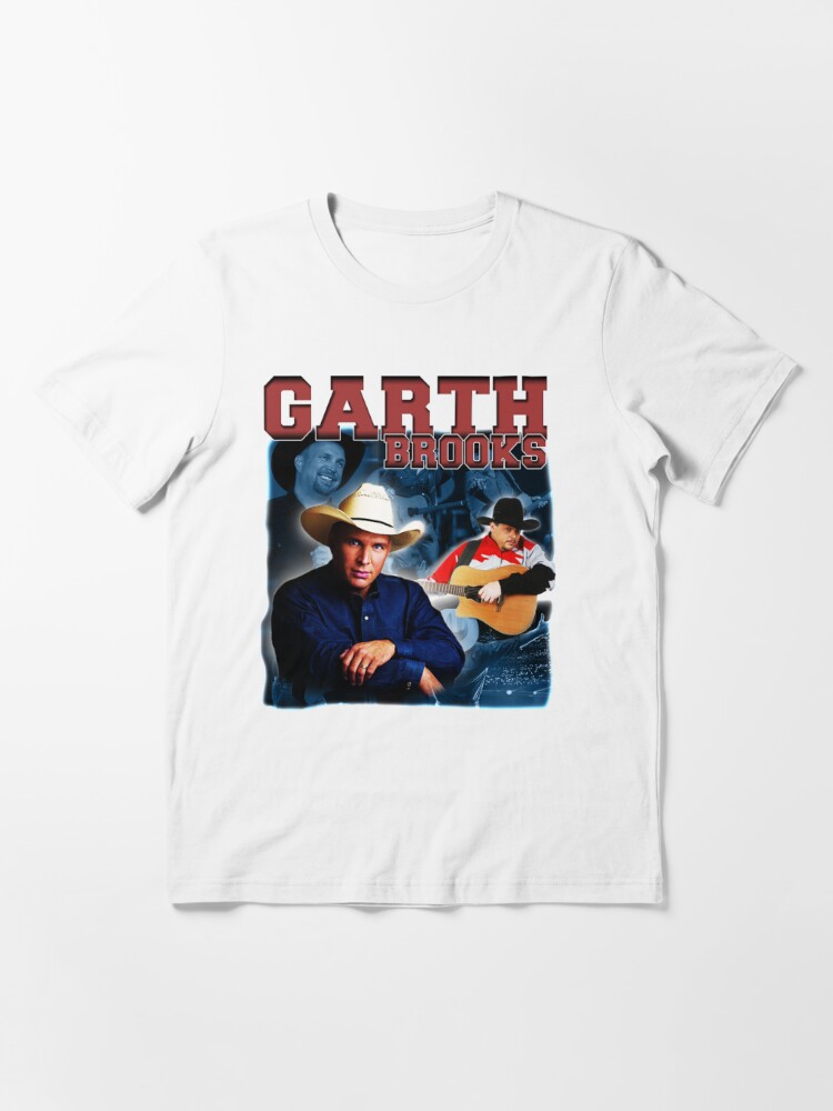 Discover Garth Brooks Tribute Vintage Bootleg Design Essential T-Shirt