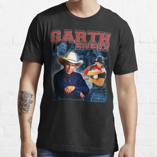"Garth Brooks Tribute Vintage Bootleg Design" Tshirt for Sale by