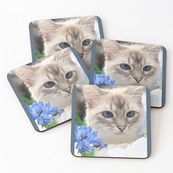 Item preview, Saoirse the lynx ragdoll cat designed and sold by Fluffycat2020.