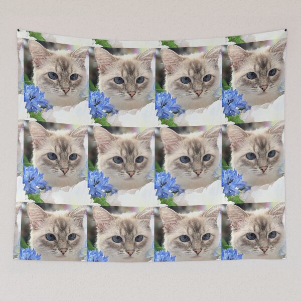 Item preview, Saoirse the lynx ragdoll cat designed and sold by Fluffycat2020.