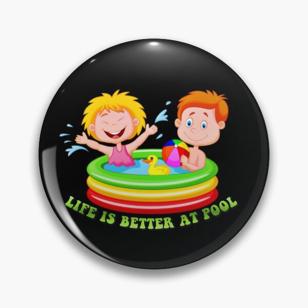 Item preview, Life is better at pool cool sticker designed and sold by Zubiaxoo.