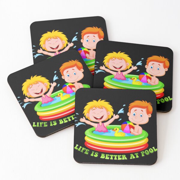 Item preview, Life is better at pool cool sticker designed and sold by Zubiaxoo.
