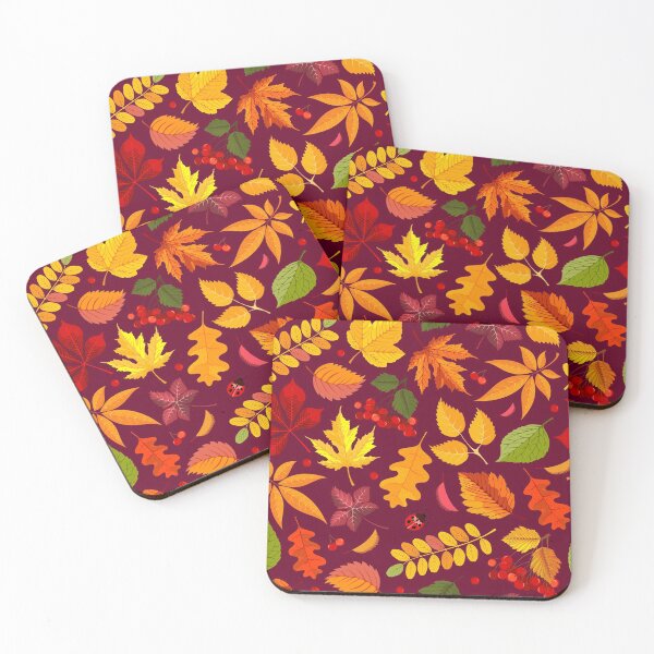 Item preview, autumn leaves detail pattern designed and sold by Hoetoons.