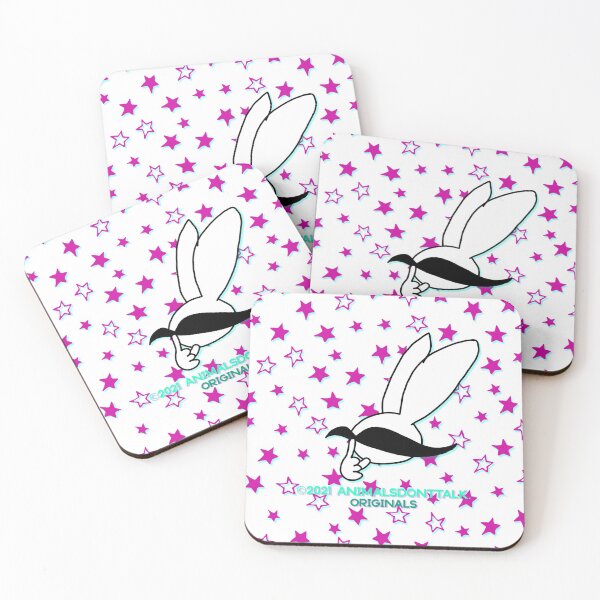 Item preview, Mr Moustache Rabbit Originals designed and sold by ANIMALSDONTTALK.