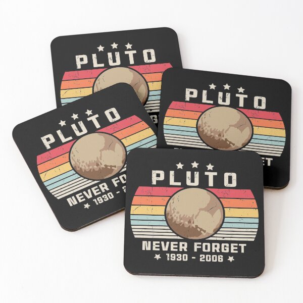 Item preview, Never Forget Pluto Retro Style Funny Space Science designed and sold by Apoorv Choudhary.