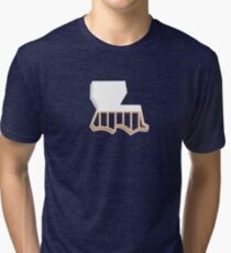 Louisiana Strong Tri-blend T-Shirt