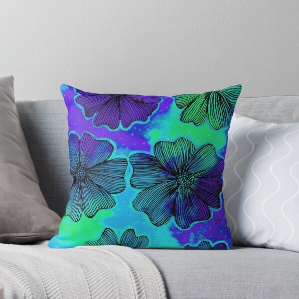 Item preview, Flower Pattern Design - Blue designed and sold by MinArt Illustrations.