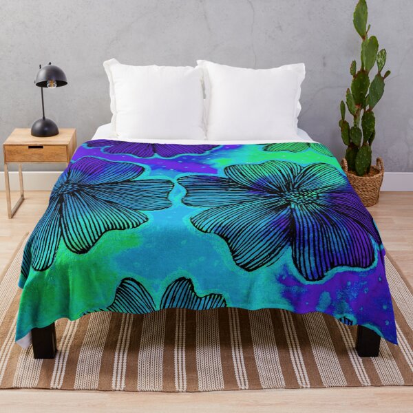 Item preview, Flower Pattern Design - Blue designed and sold by MinArt Illustrations.