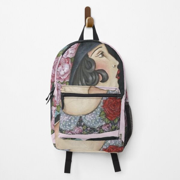 Item preview, Hand Painted Lady ~ Retro Rose designed and sold by Violet Grant.
