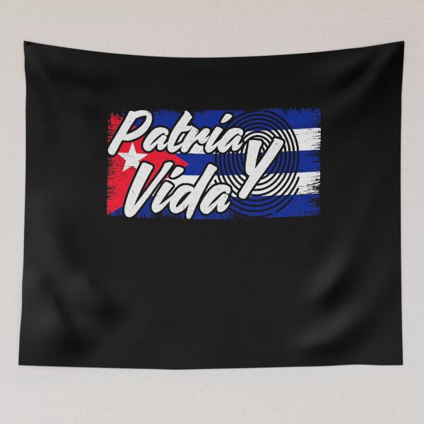 Item preview, Patria Y Vida Cuba Cuban Freedom Movement Se Acabo Flag designed and sold by FucaGirl.