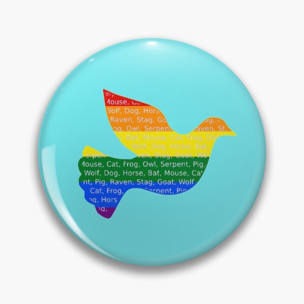 Item preview, rainbow flag bird designed and sold by asep08.