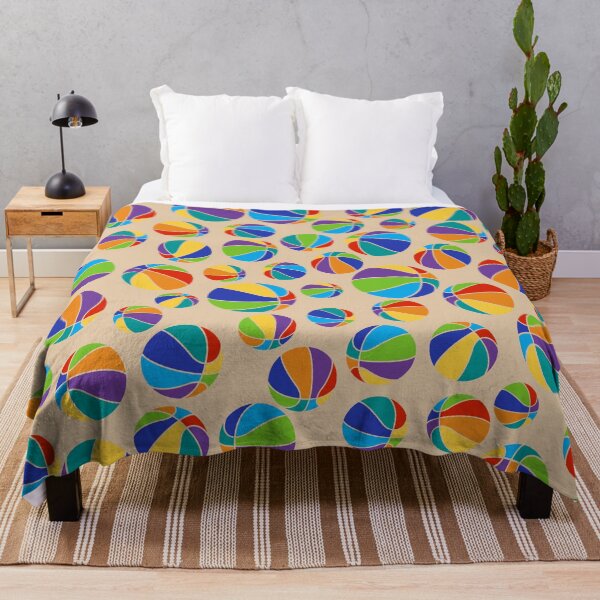 Item preview, Basketballs Colorful pattern designed and sold by k9printart.