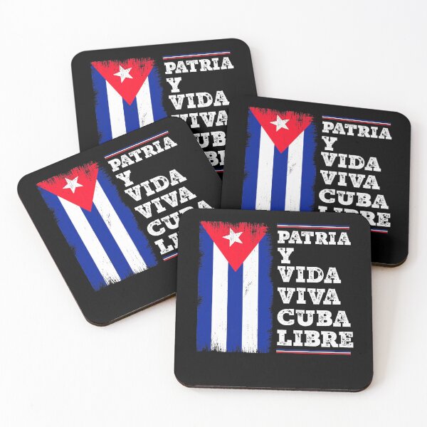 Item preview, Viva Cuba Libre Patria Y Vida Cuba Flag Cuban Revolution designed and sold by FucaGirl.